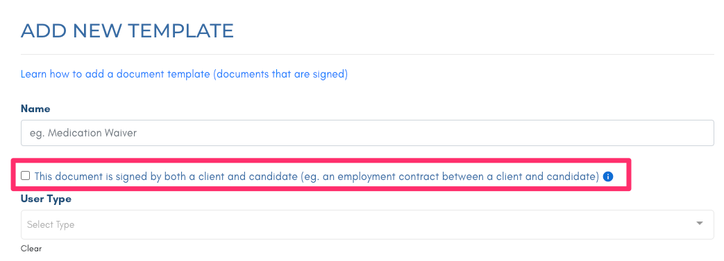 How to create a Document Template (signable document). Add Fillable Fields.