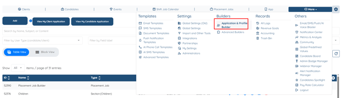 finding_application and profile_builder