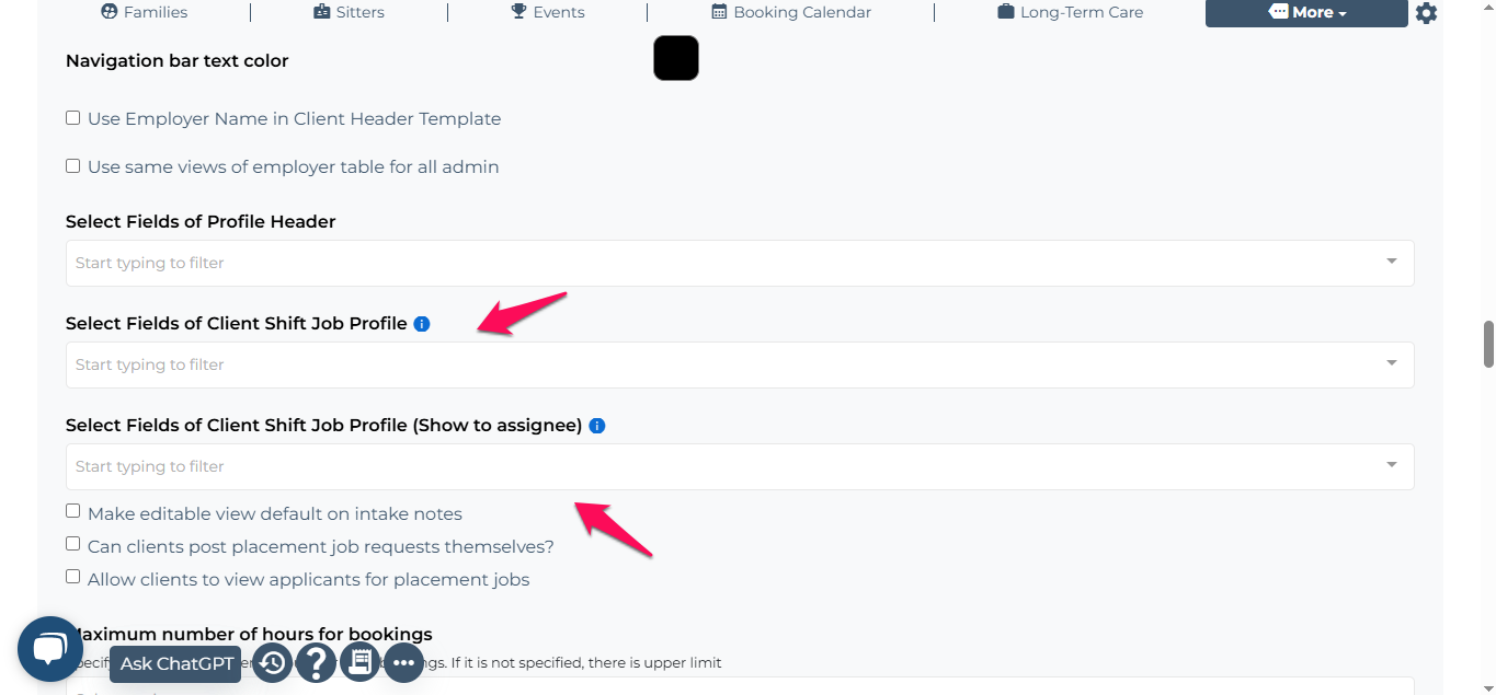 How to customize which fields in the client profile are visible to ...