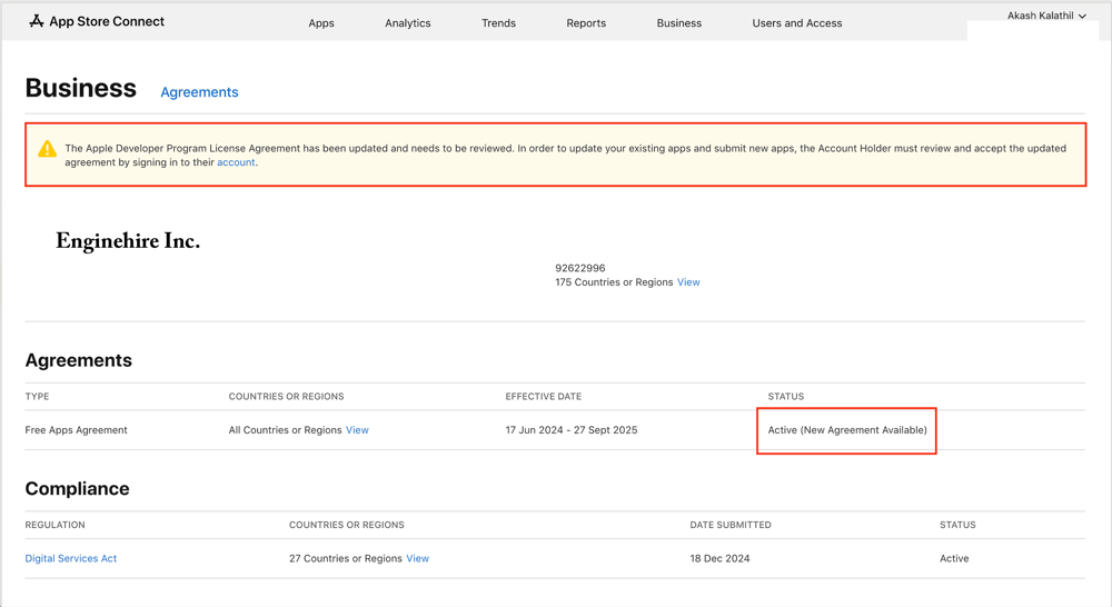 How to Complete the Pending Action on Your Apple Developer Account