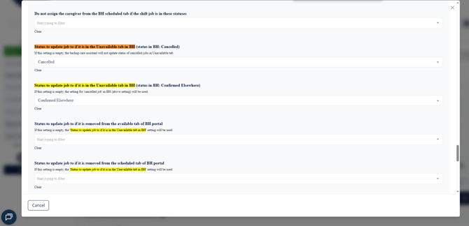 status_backup_care_settings